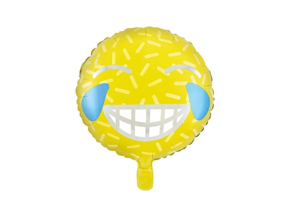 PARTYDECO Foliový balónek Emotikon smích