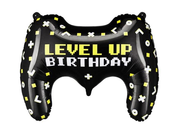 PARTYDECO Fóliový balónek Gamepad