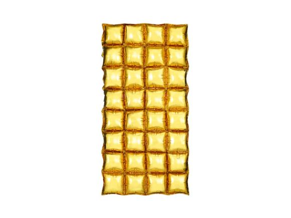 PARTYDECO Fóliový balónový závěs, zlatý, 72x143 cm