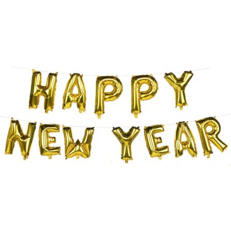 Boland Fóliová balónková girlanda 'Happy new year' (8 m) Boland Fóliová balónková girlanda 'Happy new year' (8 m)