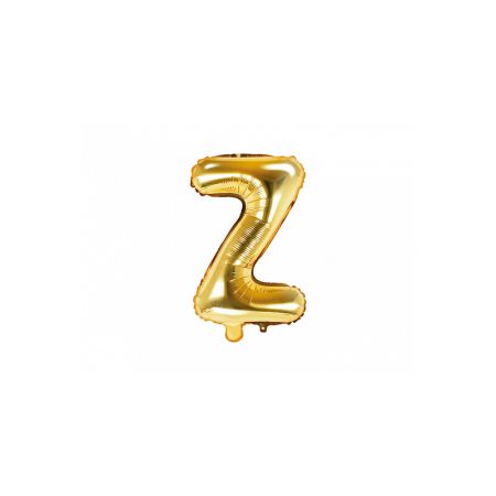PARTYDECO Foliové písmeno Z zlaté 35 cm PARTYDECO Foliové písmeno Z zlaté 35 cm