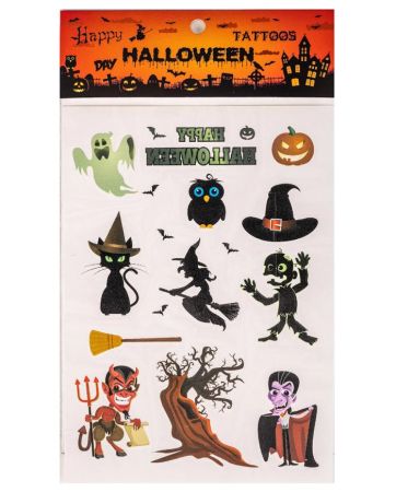 Carnival toys Halloweenské veselé tetování