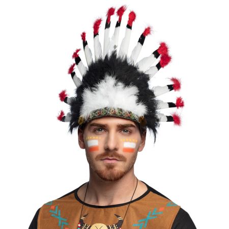 Boland Indiánská čelenka péřová Mohawk