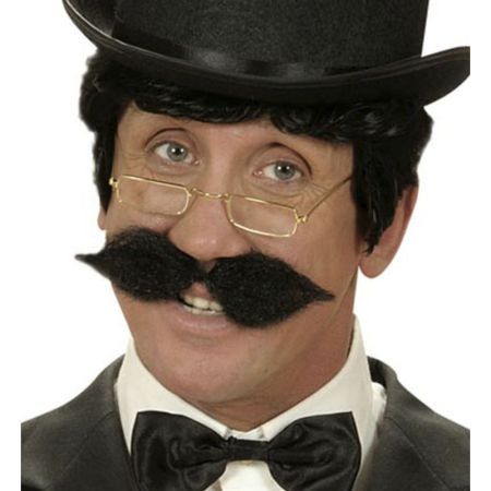 Widmann Knír černý retro Widmann Knír černý retro