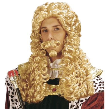 Widmann Královská paruka s vousy blond