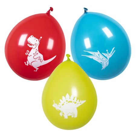 Boland Latexové balónky 6 ks motiv dinosaurus
