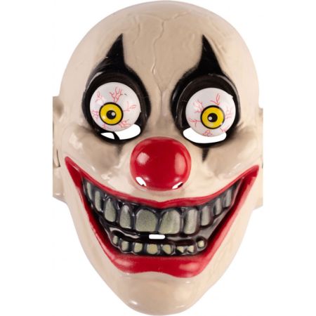 Carnival Toys Maska klaun s očima na pružinách
