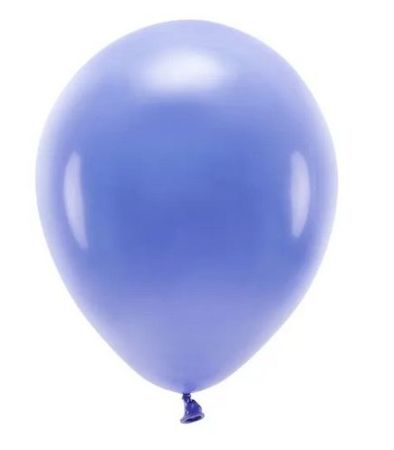 Party Deco Sada 10 modrých balónků 26 cm