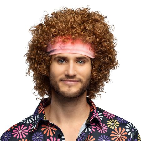 Boland Pánská paruka Hippie s čelenkou