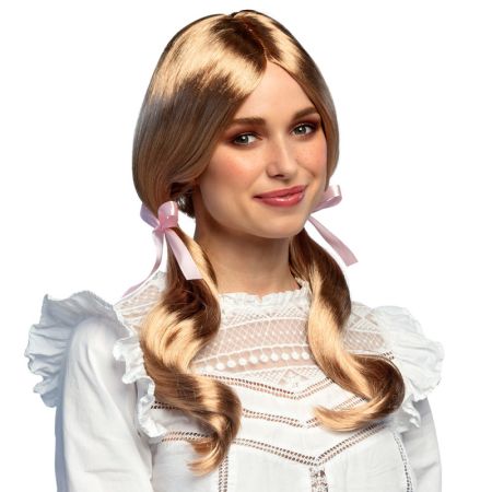 Boland Paruka blond s culíky školačka