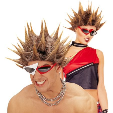 Widmann Paruka punk hnědá unisex Widmann Paruka punk hnědá unisex