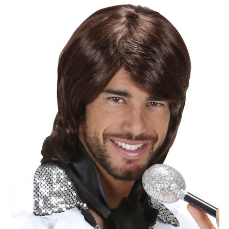 Widmann Paruka retro hnědá pánská Pop star Widmann Paruka retro hnědá pánská Pop star