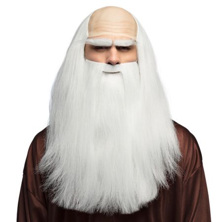 Boland Paruka s pleší stařec s vousy a obočím Boland Paruka s pleší stařec s vousy a obočím