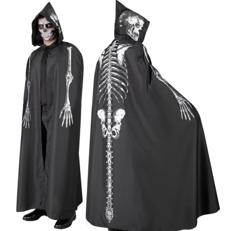 Widmann Plášť s potiskem skeleton s kapucí Widmann Plášť s potiskem skeleton s kapucí