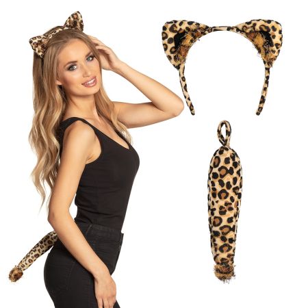Boland Souprava leopard uši a ocas