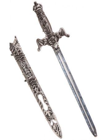 Carnival Toys Šedý meč s pochvou  55 cm