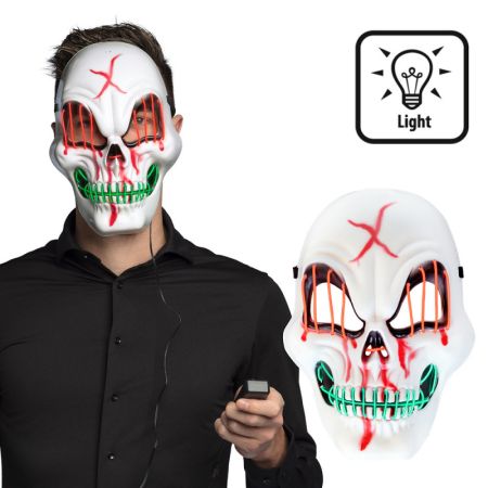 Boland Svítící LED maska krvavá maska