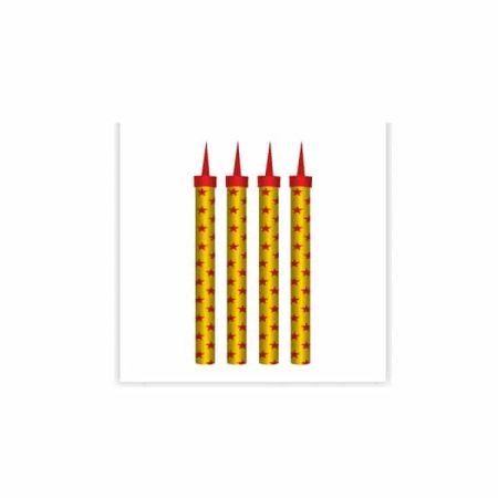 Triplex Dortové fontány zlaté 10 cm 4 ks