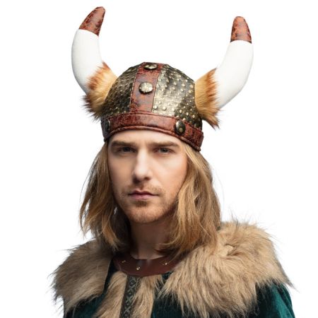 Boland Vikingská přilba pro dospělé s kožešinou Boland Vikingská přilba pro dospělé s kožešinou