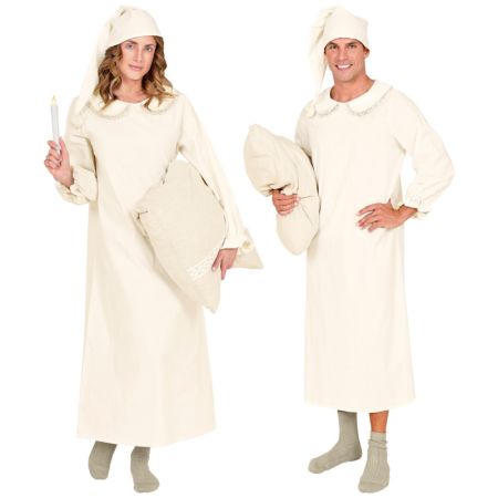 Widmann Vintage noční košile s čepičkou XL/XXL
