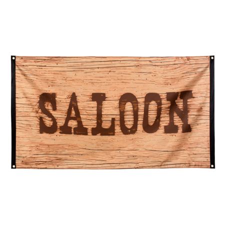 Boland Vlajka s nápisem SALOON westernová Boland Vlajka s nápisem SALOON westernová