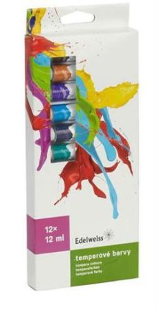 Temperové barvy Edelweiss 12x12ml