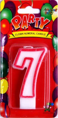 Dortová svíčka číselná  Č.7