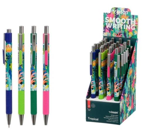 Kuličková tužka Vinson Tropical 205 bal 24ks oil gel