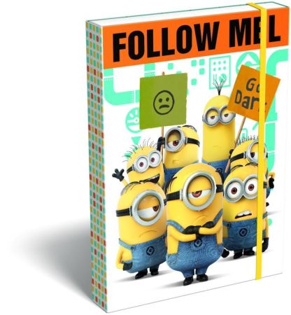 Školní box A5 s gumou Minions Mel