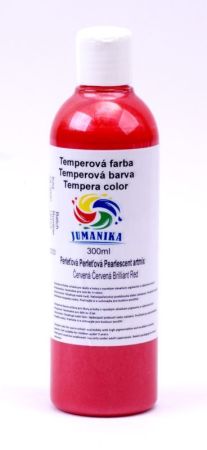Temperová barva 300ml perleťová červená
