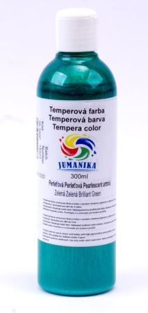 Temperová barva 300ml perleťová zelená