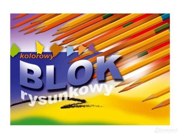 Blok barevných papírů A4 - 16 listů