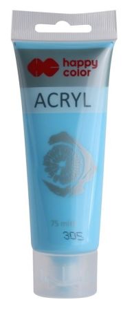 Akrylová barva 75ml, Pastelová Modrá, Happy Color 305