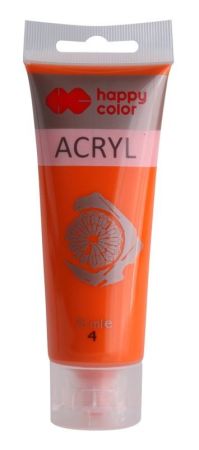 Akrylová barva 75ml, Oranžová, Happy Color 4