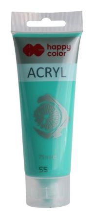 Akrylová barva 75ml, Smaragdová, Happy Color 55
