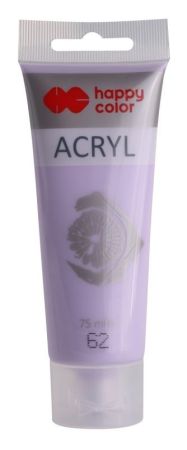 Akrylová barva 75ml, Levandulová, Happy Color 62