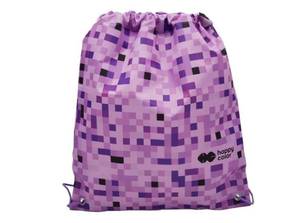 Zatahovací vak PIXI Collection, violet, Happy Color