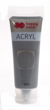 Akrylová barva 75ml, Modravá tmavě šedá, Happy Color 853
