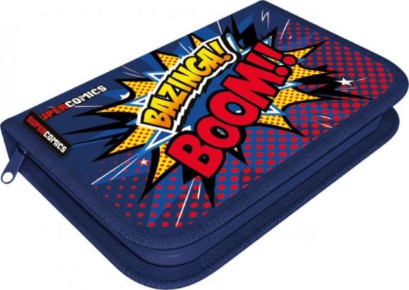 Penál jednopatrový klopa  Supercomics, Bazinga