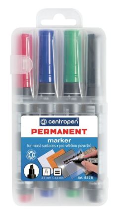 Značkovač Centropen 8576 4ks sada Etue