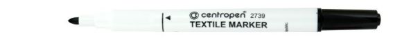 Značkovač Centropen 2739 Textil černý