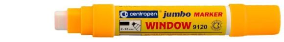 Značkovač křídový Centropen 9120 oranžový