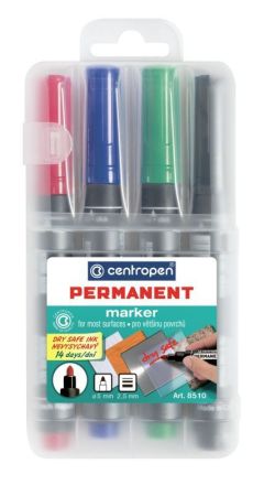 Značkovač Centropen 8510 4ks sada  Etue