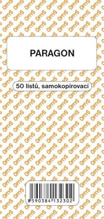 Samopropisovací paragon, 50 listů A6 1323