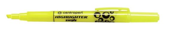 Zvýrazňovač Centropen 8732 Shine Žlutý