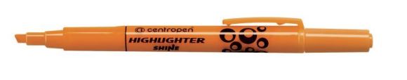 Zvýrazňovač Centropen 8732 Shine Oranžový