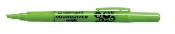 Zvýrazňovač Centropen 8732 Shine Zelený