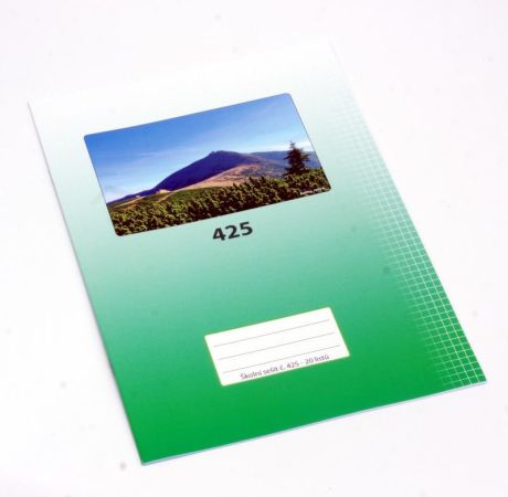 Školní sešit 425 M A4 čtvereček