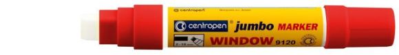 Značkovač křídový Centropen 9120 červený
