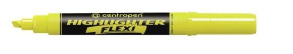 Zvýrazňovač Centropen 8542 Flexi žlutá